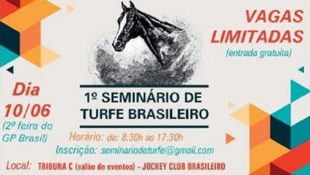 1º Seminário de Turfe Brasileiro acontece hoje no Jockey Club