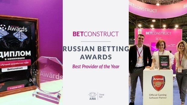 BetConstruct becomes the Best Provider at Russian Betting Awards