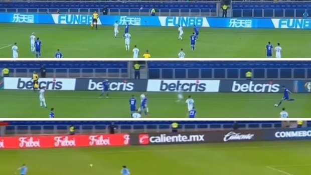 Betcris, Caliente and Fun88 sponsor Brasil’s Copa América 2019 with pitch ad boards