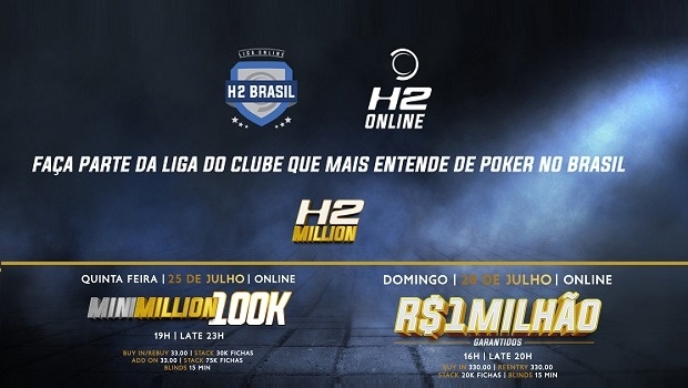 H2 Brasil entra no universo do poker virtual com o lançamento de liga online
