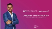 Andriy Shevchenko torna-se embaixador de marca da BetConstruct e FeedConstruct