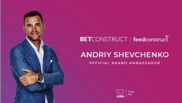 Andriy Shevchenko becomes Brand Ambassador for BetConstruct and FeedConstruct