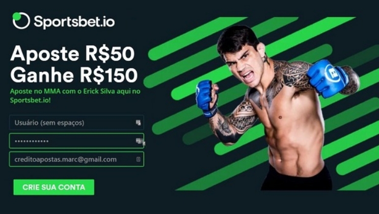 Sportsbet.io apresenta o lutador brasileiro de MMA Erik Silva como novo embaixador da marca
