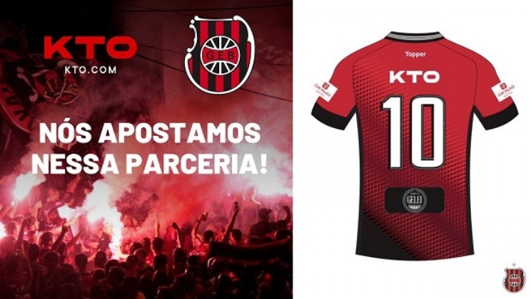 Casa de apostas KTO é a nova patrocinadora do Brasil de Pelotas para a disputa da Série B