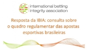 IBIA sugere ao Brasil uma alíquota tributária de 15% a 20% sobre o GGR das apostas esportivas