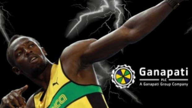 Ganapati se junta a Usain Bolt para criar o primeiro slot oficial da estrela jamaicana