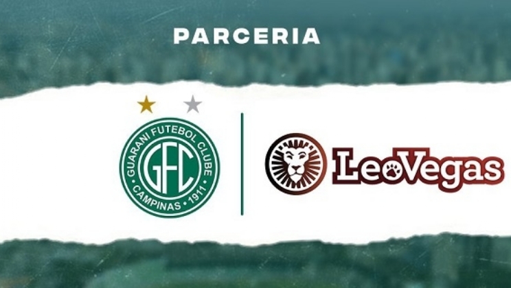Com presença do ídolo Evair, LeoVegas assinou contrato de patrocínio com o Guarani