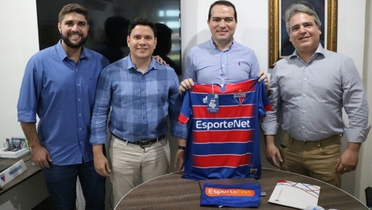 Fortaleza anuncia a casa de apostas EsporteNet como seu novo patrocinador master