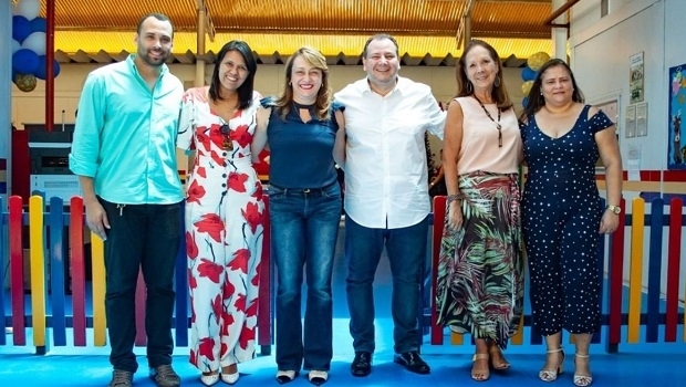 Autoridades da Loterj visitaram o Espaço de Educação Infantil Batan