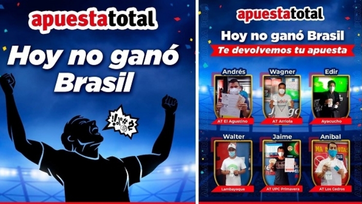"Apuesta Total" devolve o dinheiro aos seus clientes após polêmica arbitragem no Peru-Brasil