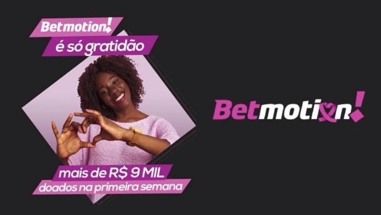 Betmotion supera suas expectativas e atinge quase R$ 10.000 para a associação Recomeçar