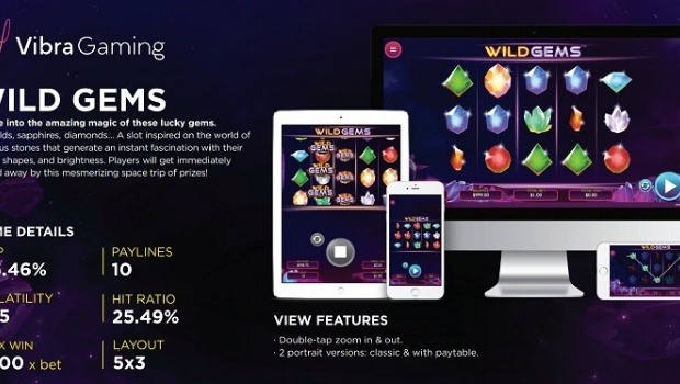 Vibra Gaming leva a magia das safiras e dos diamantes para sua nova slot