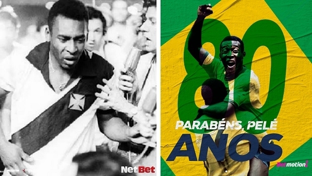 Brazilian bookmakers congratulated Pelé on his 80th birthday
