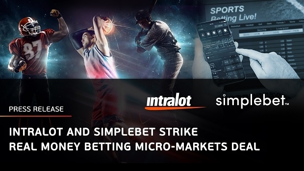 Intralot e Simplebet fecham negócios de micromercados de apostas com dinheiro real