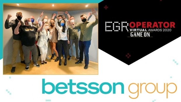 Betsson Group ganhou 3 prêmios na primeira noite do EGR Global Operator Awards 2020