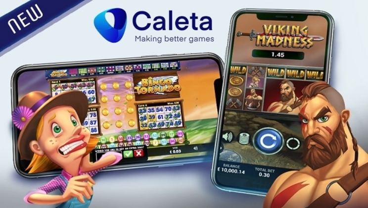 A brasileira Caleta Gaming lança Bingo Tornado e Viking Madness esta semana