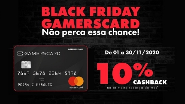 GamersCard oferece 1 ano de mensalidade grátis no Black Friday durante todo novembro