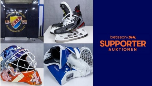 Betsson Sweden launches a hockey charity auction