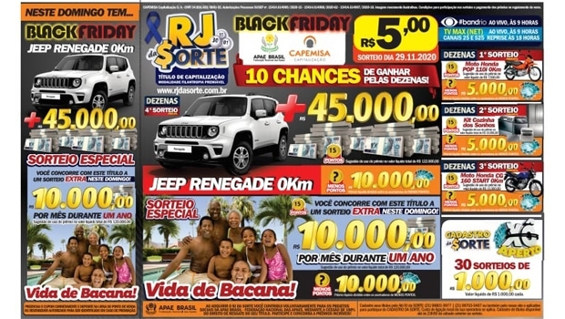 CAPEMISA chama clientes para aproveitar Black Friday com prêmio de 10 mil por mês durante um ano