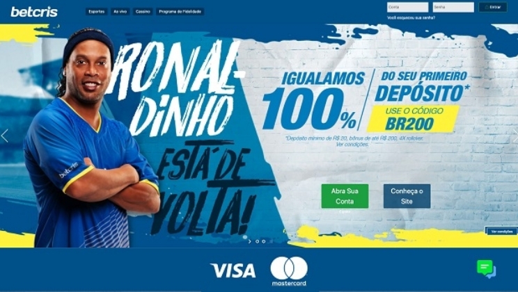 Betcris apresenta novo site para o mercado brasileiro