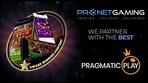 Pronet Gaming integra o portfólio de slot da Pragmatic Play