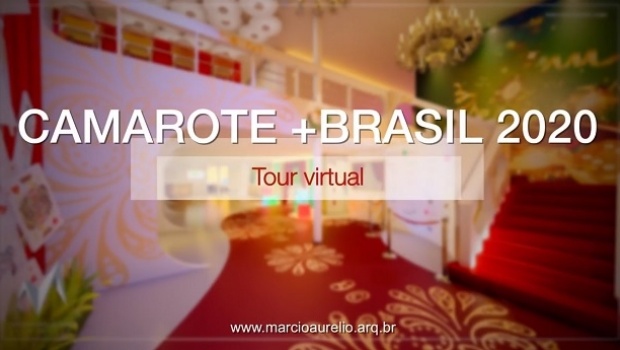 Camarote +Brasil 2020 apresenta uma tour virtual pelo "cassino" do Carnaval do Rio