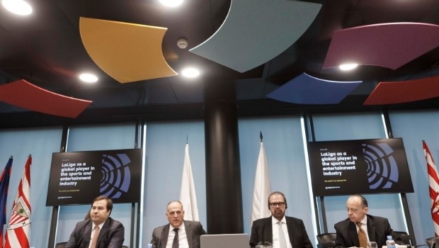 Betting, one of the topics of the FPF, Rodrigo Maia and LaLiga directors meeting in Spain