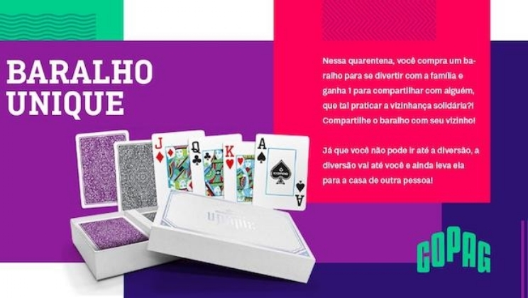 Copag lança promoção para que todos tenham como se entreter durante a quarentena