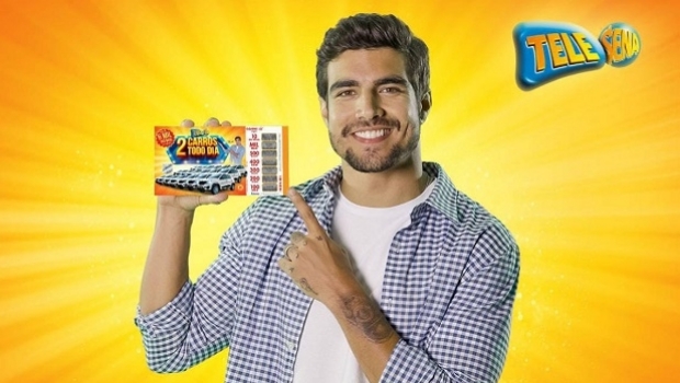 Caio Castro estrela campanha da Tele Sena de Páscoa