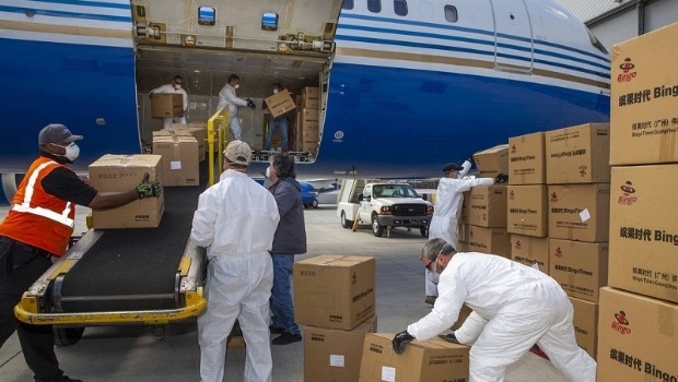 Firma de jogos de Taiwan faz 2M máscaras cirúrgicas mediante pedido da LVS para distribuir nos EUA