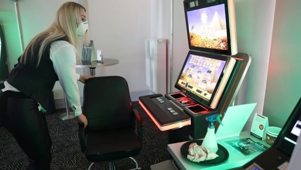 O setor de jogo alemão apresenta 13 medidas e um vídeo-simulação para reabrir as salas