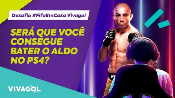 Vivagol convida o multicampeão do MMA José Aldo para um desafio de futebol virtual