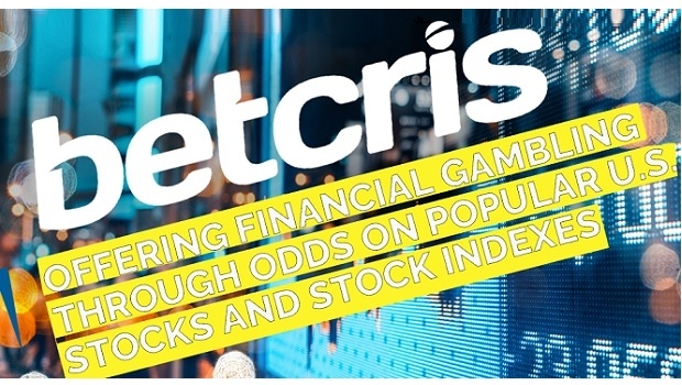 Betcris offers financial gambling through odds on popular U.S. stocks and indexes