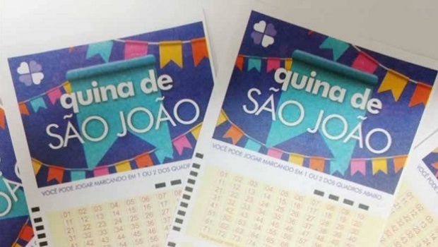 Caixa lançou as apostas para a Quina de São João com prêmio estimado em R$ 140 milhões