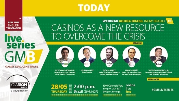 Games Magazine Brasil opens today its webinar cycle with panel on casinos legalization