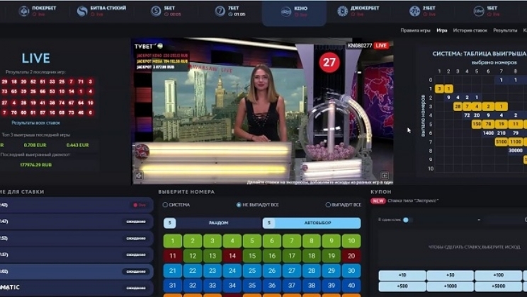 Para TVBET, Keno é o número 1 em popularidade entre os apostadores brasileiros