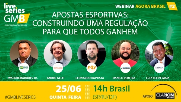 Tudo sobre o futuro das apostas esportivas no Brasil no segundo webinar do GMB