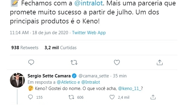 Atlético-MG anunciou a chegada da Intralot como novo patrocinador do Galo