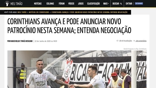 Corinthians progresses its US$1.5m sponsorship deal with PokerStars, said “Meu Timão”