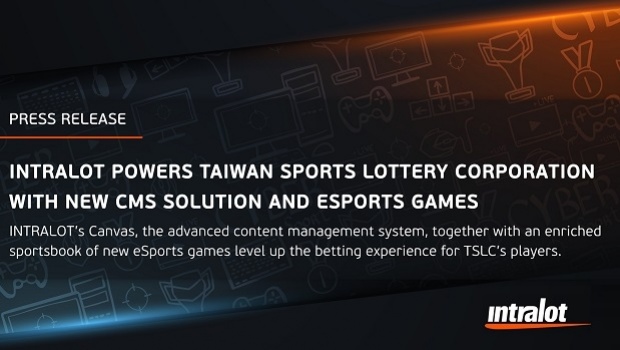 Intralot lança nova solução CMS e jogos de eSports para a Taiwan Lottery
