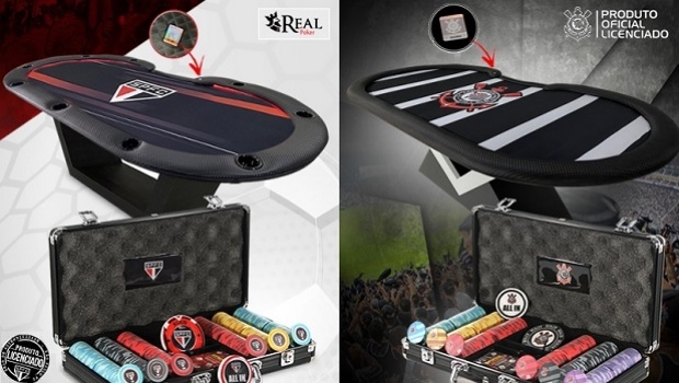 Real Poker launched new São Paulo FC and Corinthians official line of tables and chips