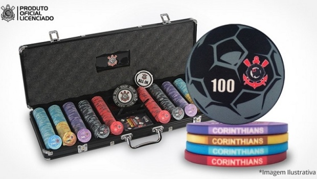 Real Poker lançou uma nova linha de mesas e fichas oficiais do São Paulo FC e do Corinthians