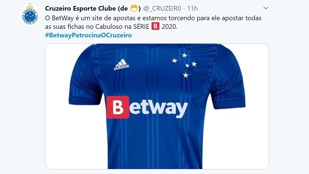 Cruzeiro fans campaign for Betway bookmakers to sponsor the club