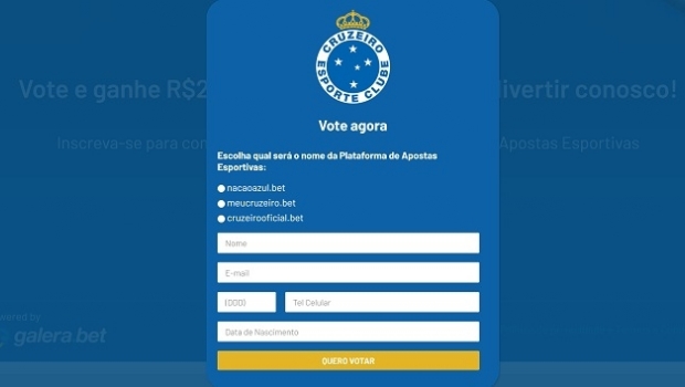 Cruzeiro announces Galera.bet as new club sponsor