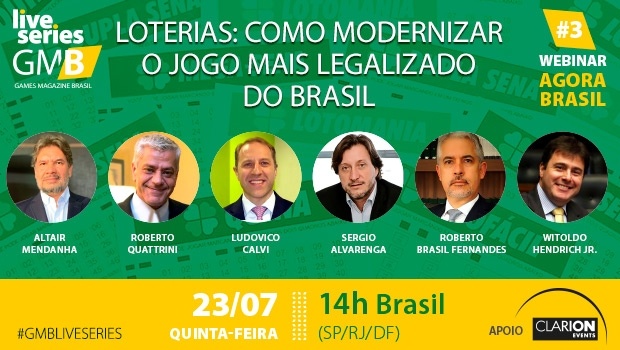 GMB LiveSeries presents its webinar “Lotteries: How to modernize the most legalized game in Brazil”