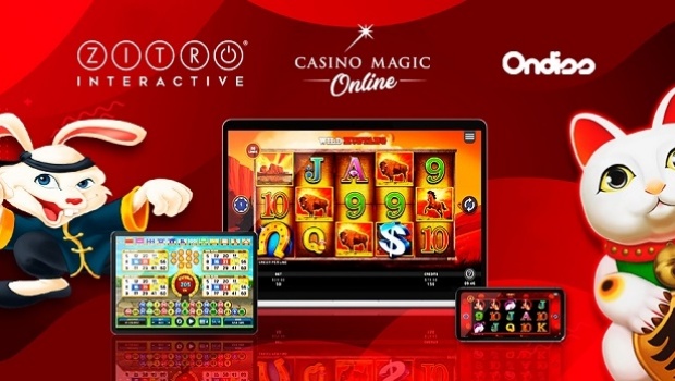 Aliança estratégica entre Zitro, Casino Magic Online e Ondiss