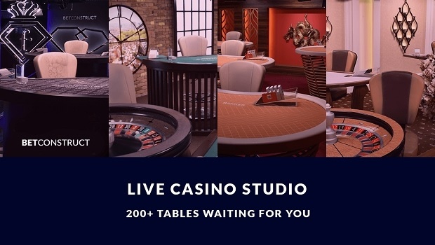 BetConstruct builds dedicated live casino halls for operators in 30 Days