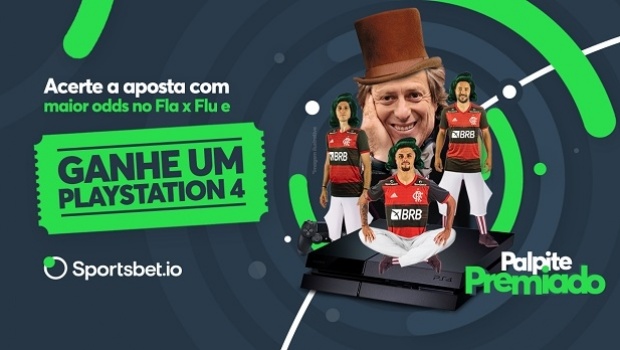 Sportsbet.io rewards with a PS4 the simple bet on biggest odd’s in Fla-Flu