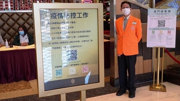 Macau testou 25.000 funcionários de cassino para a COVID-19 até agora