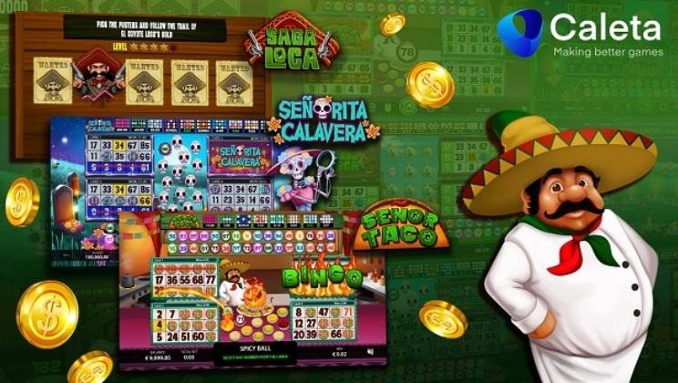 Caleta Gaming lança três novos jogos de bingo inspirados no México